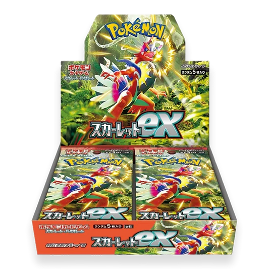Caja de sobres de Pokémon Scarlet EX en japonés