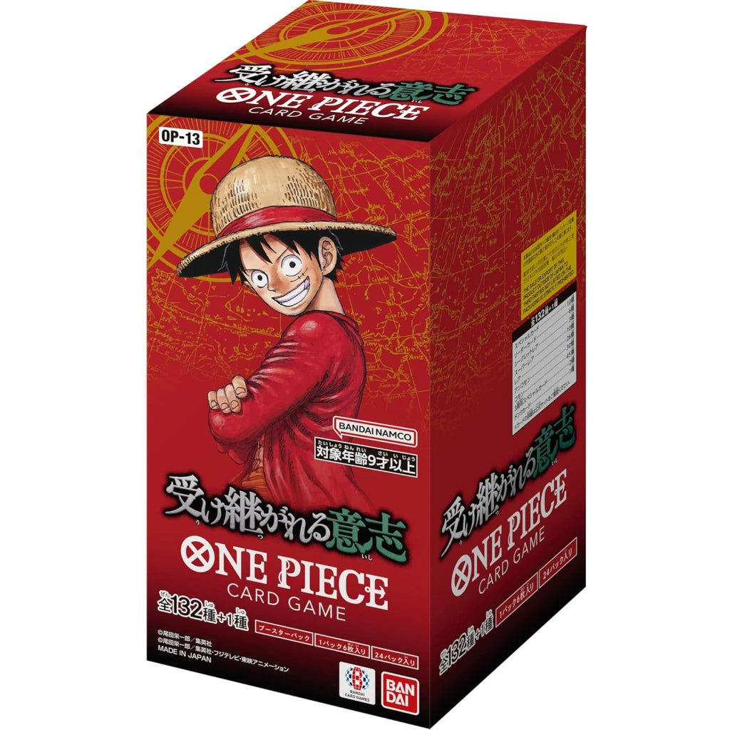 One Piece Carrying on His Will Japanese Booster BOX